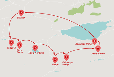 12 Days Kyrgyzstan Cycling Adventure