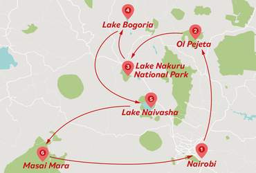 8 Days Kenya Lakes, Conservancies, and Savannah