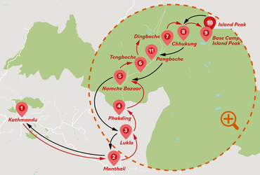 17 Days Island Peak Climbing Expedition